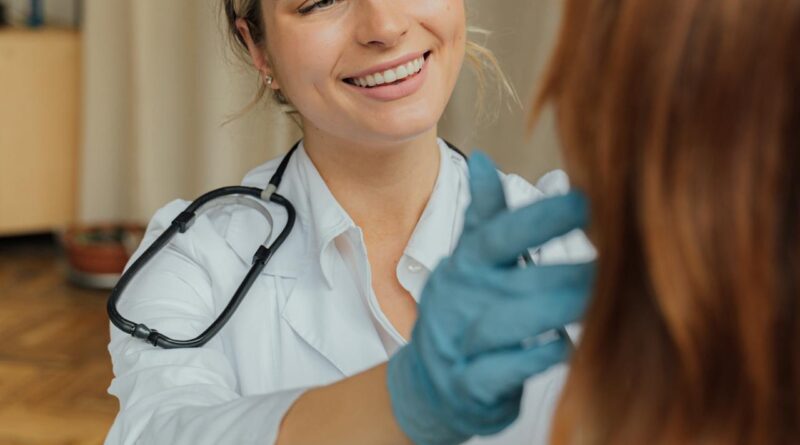 a doctor with a patient